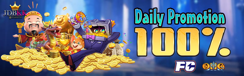 daily promotion 100%